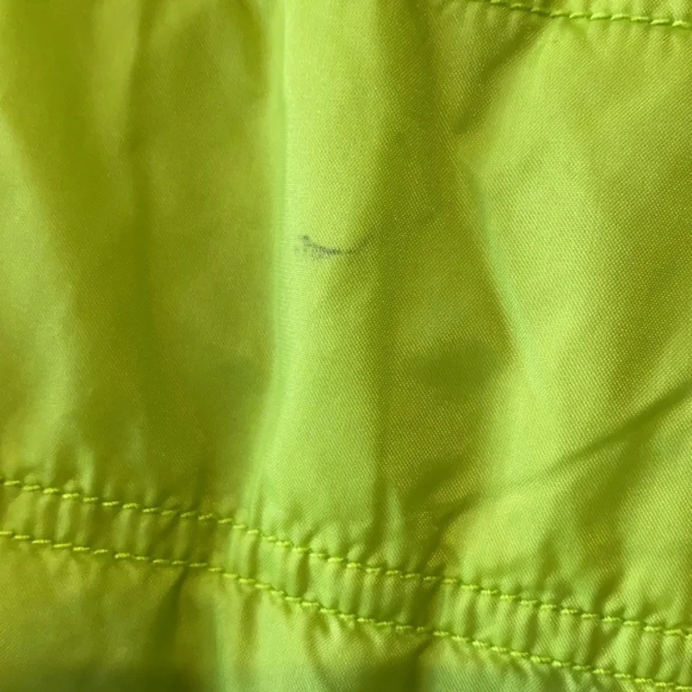 Gymboree Reversible Puffer Vest Lime Green Candy Print Girls 5